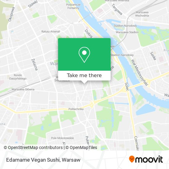 Edamame Vegan Sushi map