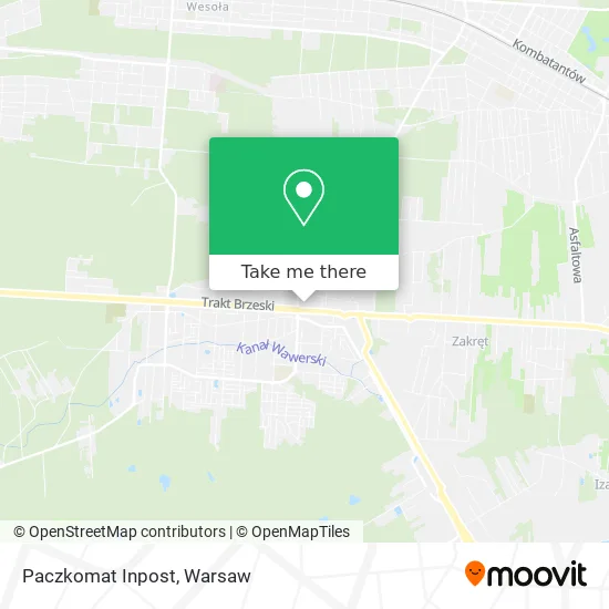 Карта Paczkomat Inpost
