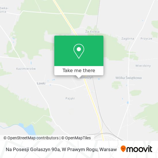 Na Posesji Gołaszyn 90a, W Prawym Rogu map