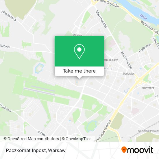 Paczkomat Inpost map