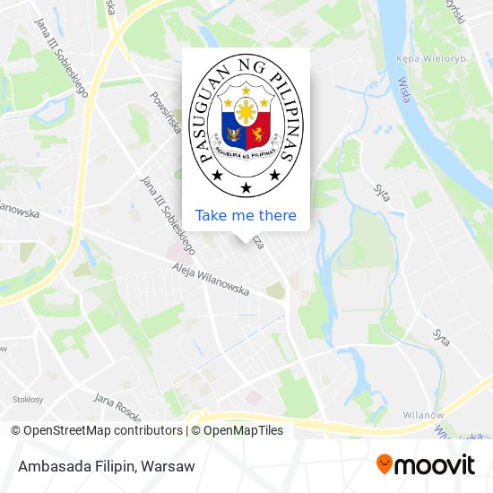 Ambasada Filipin map