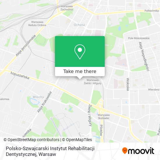 Polsko-Szwajcarski Instytut Rehabilitacji Dentystycznej map