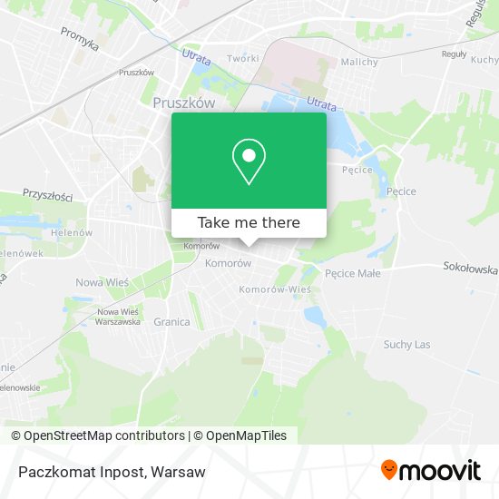 Paczkomat Inpost map