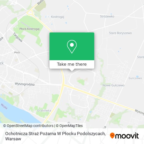 Ochotnicza Straż Pożarna W Płocku Podolszycach map