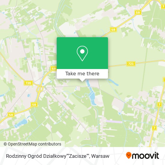 Rodzinny Ogród Działkowy""Zacisze"" map