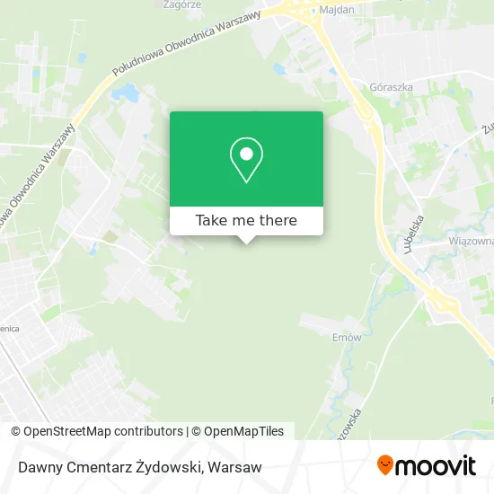 Карта Dawny Cmentarz Żydowski