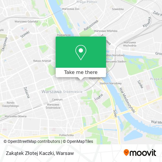 Zakątek Złotej Kaczki map