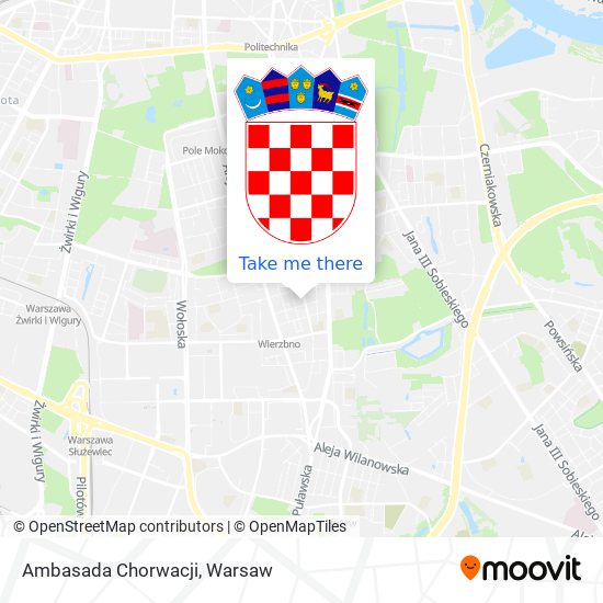 Ambasada Chorwacji map