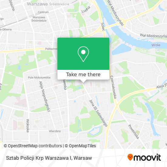 Sztab Policji Krp Warszawa I map