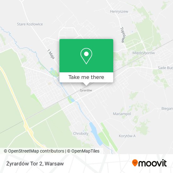 Карта Żyrardów Tor 2