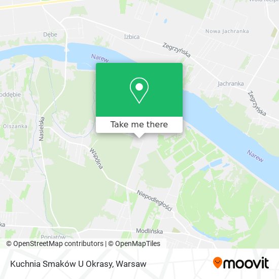 Kuchnia Smaków U Okrasy map