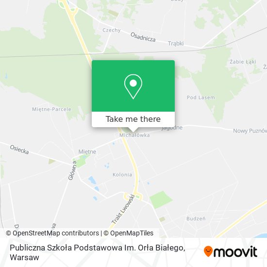 Publiczna Szkoła Podstawowa Im. Orła Białego map