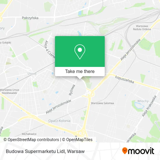 Карта Budowa Supermarketu Lidl