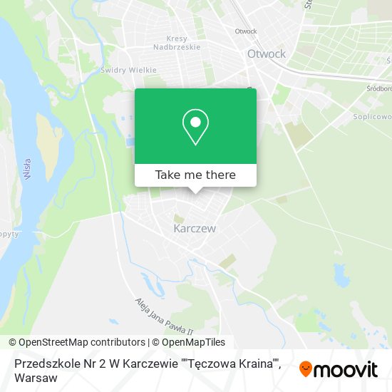 Карта Przedszkole Nr 2 W Karczewie ""Tęczowa Kraina""