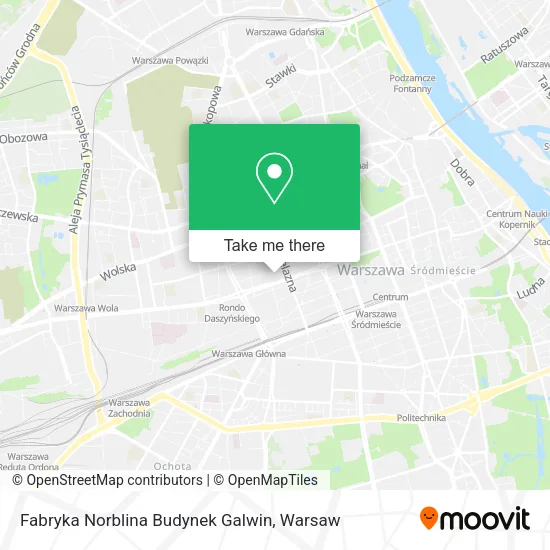 Fabryka Norblina Budynek Galwin map
