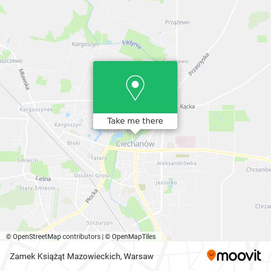 Zamek Książąt Mazowieckich map