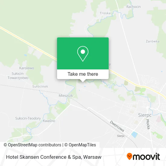 Hotel Skansen Conference & Spa map