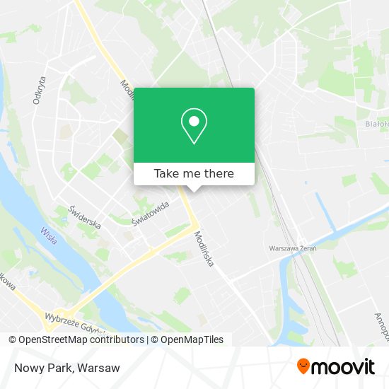 Nowy Park map