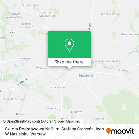 Szkoła Podstawowa Nr 2 Im. Stefana Starzyńskiego W Nasielsku map