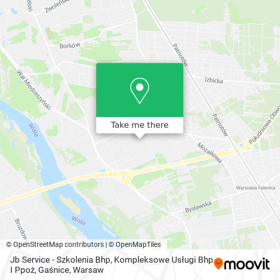 Jb Service - Szkolenia Bhp, Kompleksowe Usługi Bhp I Ppoż, Gaśnice map