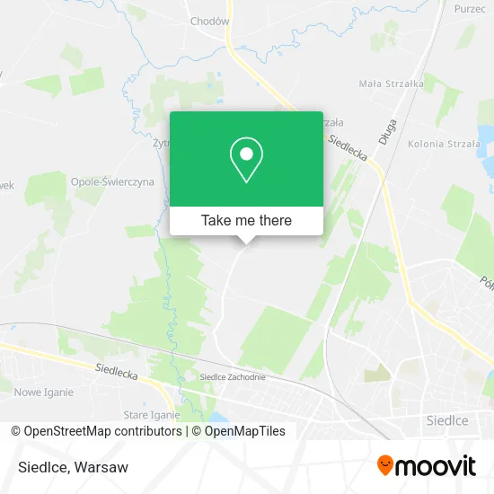 Siedlce map