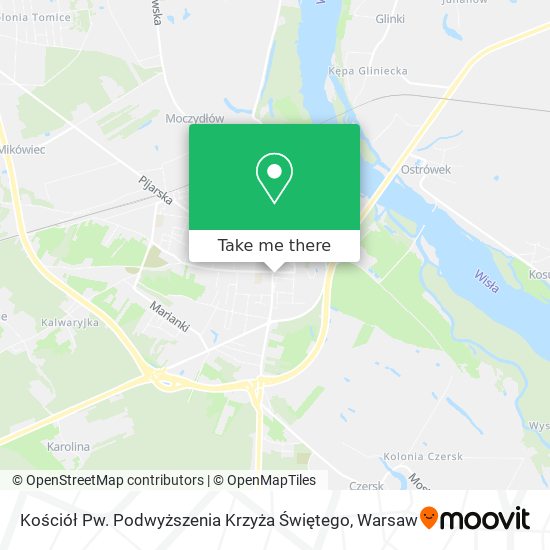 Kościół Pw. Podwyższenia Krzyża Świętego map