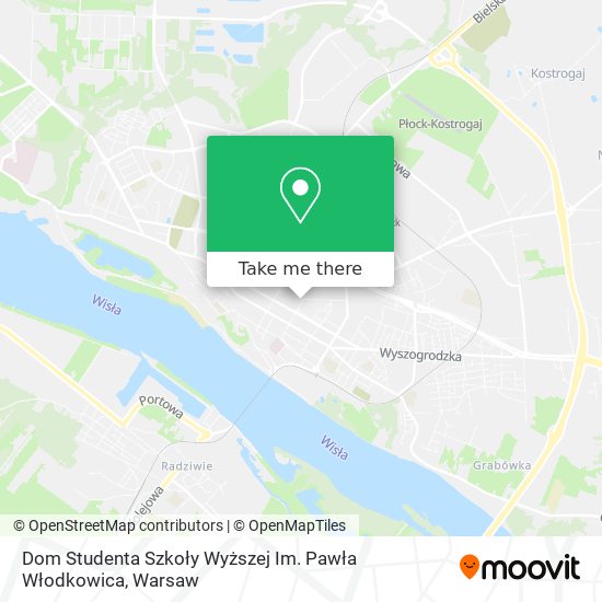 Dom Studenta Szkoły Wyższej Im. Pawła Włodkowica map