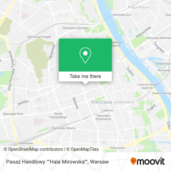 Pasaż Handlowy ""Hala Mirowska"" map