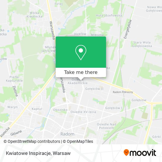 Kwiatowe Inspiracje map