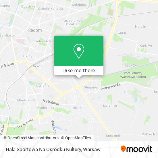 Hala Sportowa Na Ośrodku Kultury map