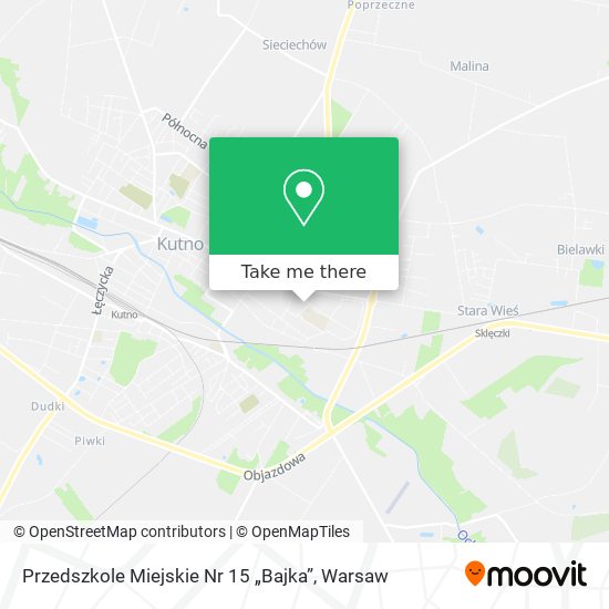 Przedszkole Miejskie Nr 15 „Bajka” map