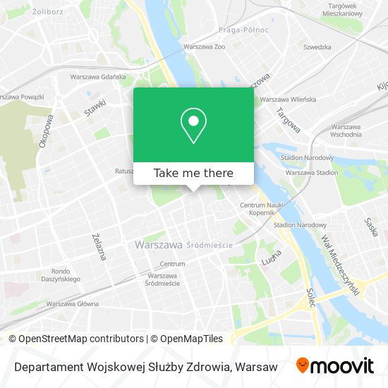 Departament Wojskowej Służby Zdrowia map