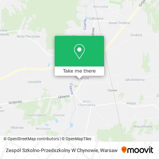 Zespół Szkolno-Przedszkolny W Chynowie map