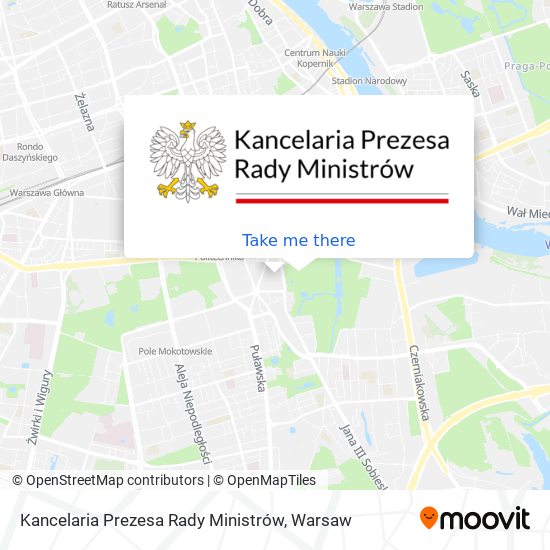 Kancelaria Prezesa Rady Ministrów map