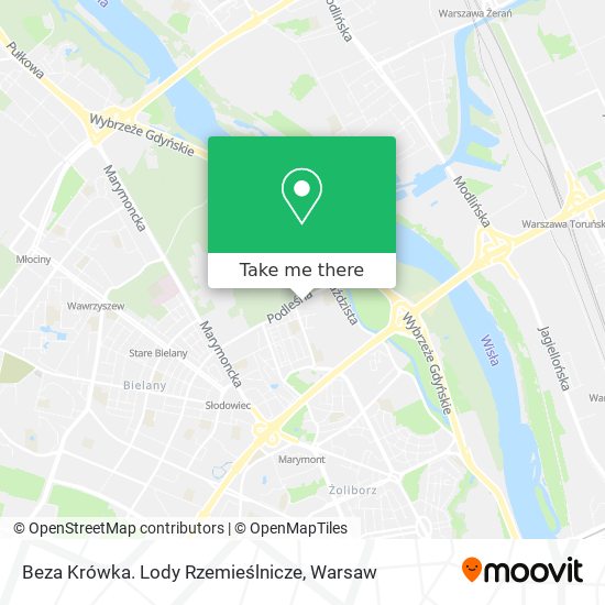 Beza Krówka. Lody Rzemieślnicze map