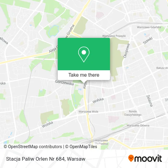 Stacja Paliw Orlen Nr 684 map