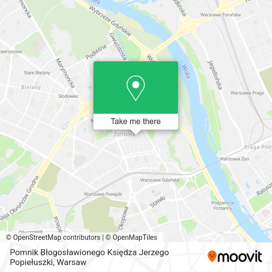 Pomnik Błogosławionego Księdza Jerzego Popiełuszki map