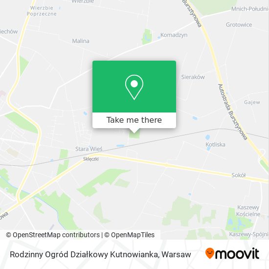 Rodzinny Ogród Działkowy Kutnowianka map