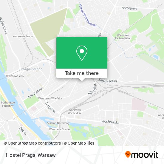 Карта Hostel Praga