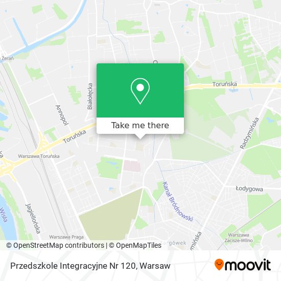 Przedszkole Integracyjne Nr 120 map