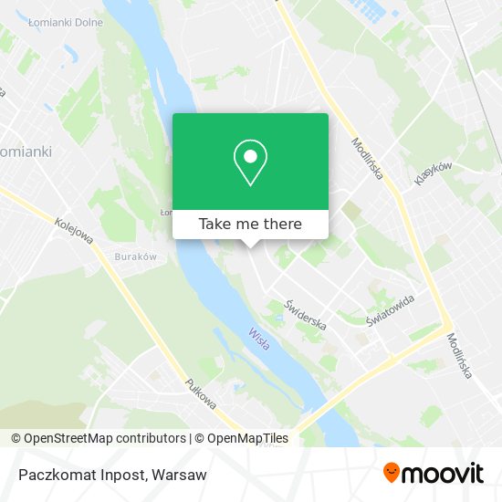 Paczkomat Inpost map