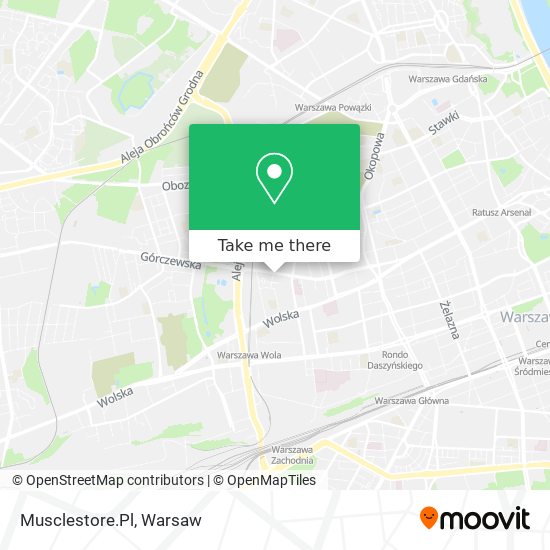 Musclestore.Pl map