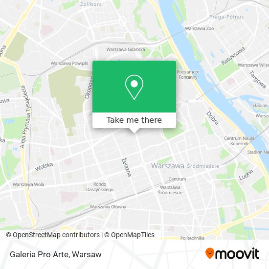 Galeria Pro Arte map