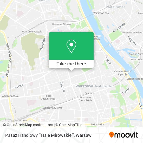 Pasaż Handlowy ""Hale Mirowskie"" map