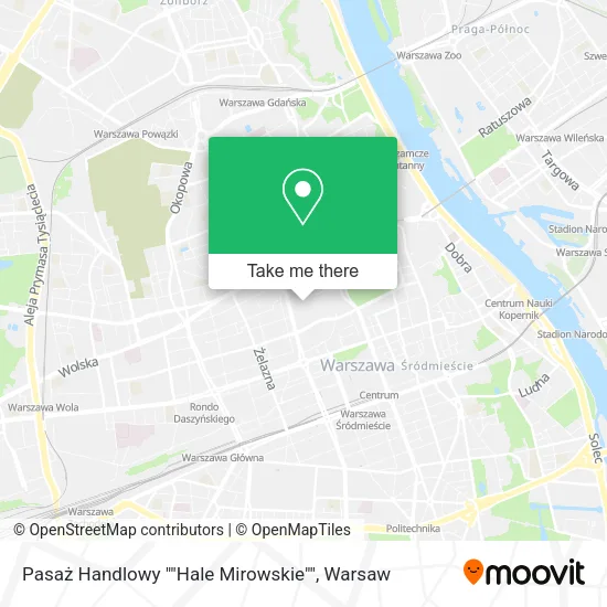 Pasaż Handlowy ""Hale Mirowskie"" map