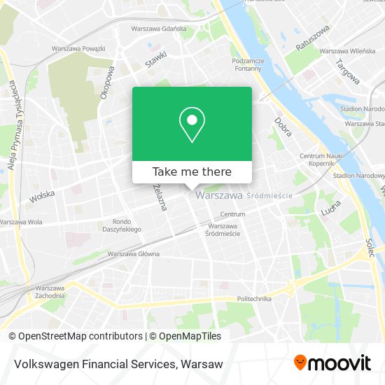 Volkswagen Financial Services map