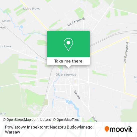 Powiatowy Inspektorat Nadzoru Budowlanego map