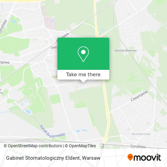 Gabinet Stomatologiczny Eldent map