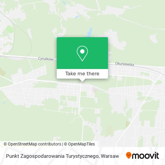 Punkt Zagospodarowania Turystycznego map