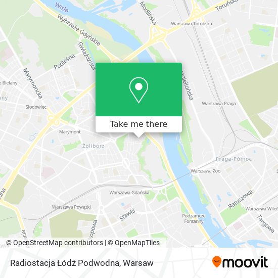 Radiostacja Łódź Podwodna map